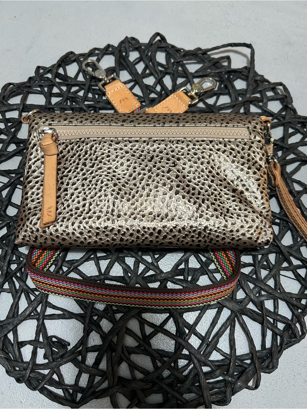 Consuela Wesley Uptown Metallic Crossbody Bag - Picture 5 of 10
